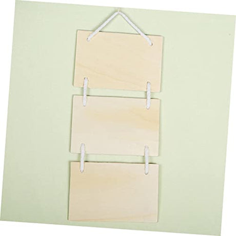 MAGICLULU 3pcs Drawing Board Unfinished Wooden Board Graffiti Wood Sign Engraving Wooden Plaques DIY Wood Pallet Sign DIY Banner Kids Handmade MAGICLULU