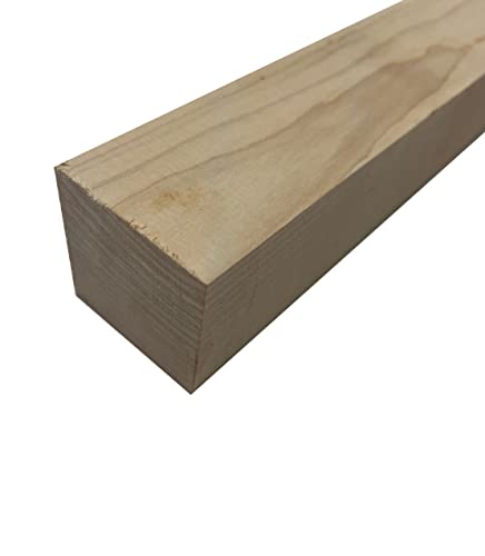 Exotic Wood Zone | Hard Maple Wood Turning Blanks 2pcs- 2" x 2" x 6"
