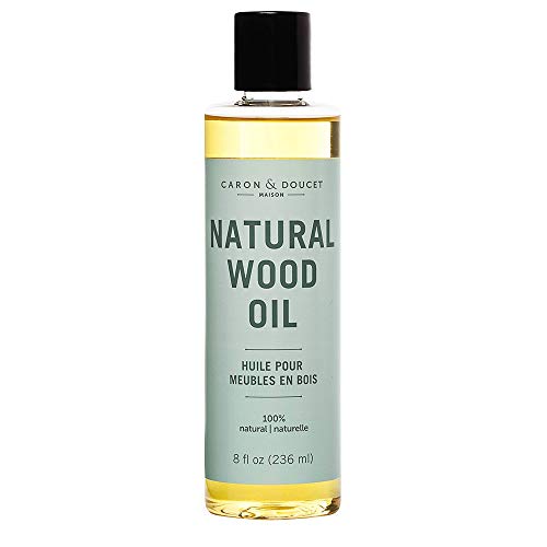 Caron & Doucet - Natural Wood Conditioning Oil - 100% Plant Based Wood Conditioning and Polishing Oil - Orange Scented - Suitable for Natural Wood - WoodArtSupply