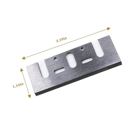 3-1/4-Inch planer blades 82mm Replacement For Makita 1900B KP0800，DeWalt DW6655 D26676 DW680 and Most Hand-Held Planer (Set of 4) HNF