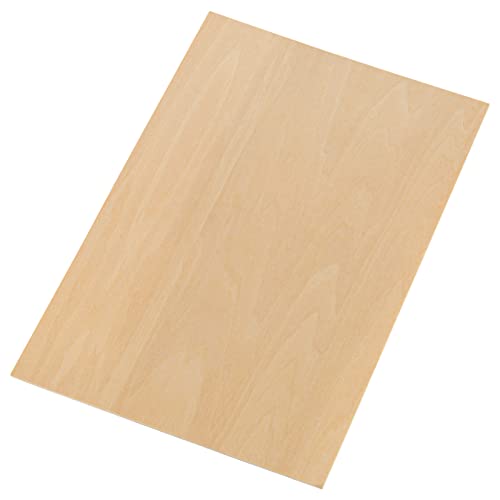 Basswood Sheets 1/16 Wood Sheets- Plywood Boards - 8 Pack of 12"x 8" Plywood Board Wood Sheets | Unfinished Wood Crafts Bass Wood Thin Wood Engraving Hammont