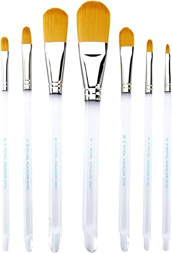 Aqualon 243921 Filbert Brush Set, 7/Pkg - WoodArtSupply