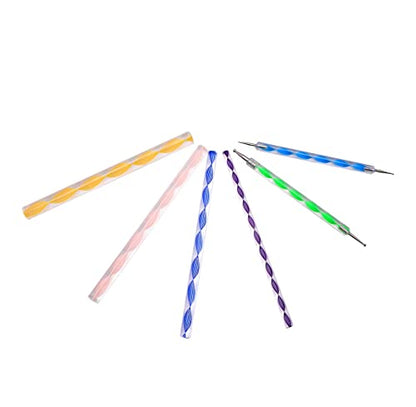 12 Pack: Mandala Dotting Tool Set with Colorful Handles by Craft Smart® - WoodArtSupply