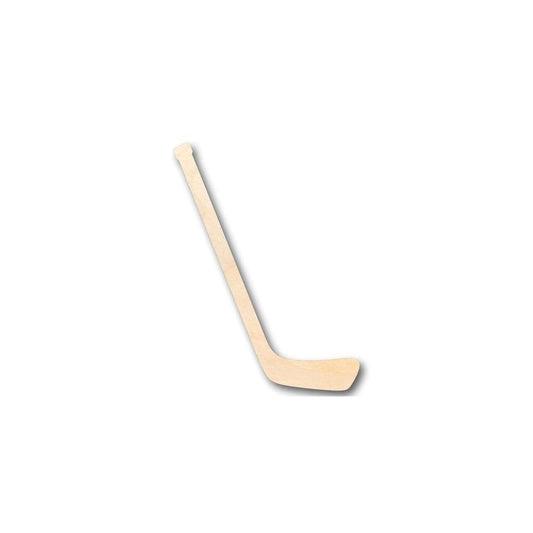 Unfinished Wood Hockey Stick Shape - Sporting - Craft - up to 24" DIY 8" / 1/4" - WoodArtSupply