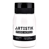 Acrylic Paint 500 ml Tub - Acrylic Paints with High Pigment and Long-Lasting Brilliant and Vibrant Colors Professional & Amateur Painting Jar Art ARTISTIK
