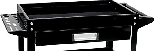 Performance Tool W54006 23-Inch x 16-Inch 3 Shelf Utility Cart with Drawer Performance Tool