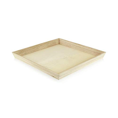 PacknWood Noah31 Rectangular Wooden Tray (Case of 10) - Large Charcuterie Board Set - Decorative Wooden Serving Trays for Party | Wood Tray for PacknWood