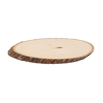 Walnut Hollow Basswood Round, Medium 7-9" Wide with Live Edge Wood (Pack of 6) - for Wood Burning, Home Décor, and Rustic Weddings - WoodArtSupply