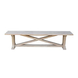 IC International Concepts Alexa, Unfinished Bench IC International Concepts