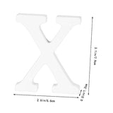 ABOOFAN Unfinished Wood Letter DIY Block Words Sign Alphabet Letters Ornaments Wooden Name Letter Wood Blocks Birthday Table Sign DIY Wooden Alphabet ABOOFAN