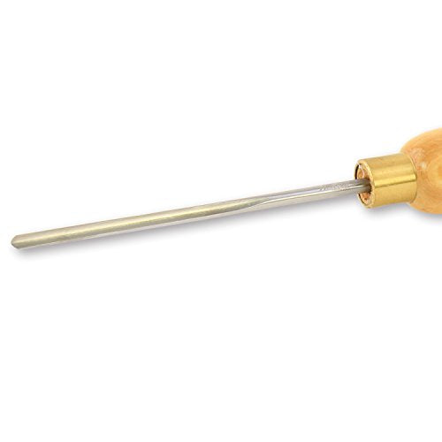 Hurricane Turning Tools, HTT-110, High Speed Steel, 1/4" Spindle Gouge (1/4" Flute) for Woodturning - WoodArtSupply