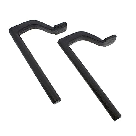 DCT Bench Holdfast Woodworking Tools – 8in Bench Holdfast Clamps Woodworking Bench Holddown Clamps, 2 Pack Deadwood Crafted Tools