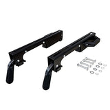 POWERTEC MT4000MBA Miter Saw Stand Mounting Brackets, Set of 2, Fits Ryobi, Black and Decker, Craftsman, and Kobalt Miter Saw Stand POWERTEC