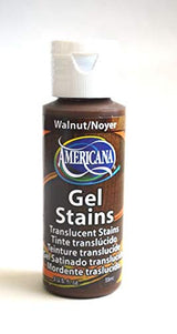Deco Art Americana Walnut Gel Stain Painting Kit, 1 2-Ounce Gel Stain, 2 1-Inch Sponge Brushes. Unique Craft