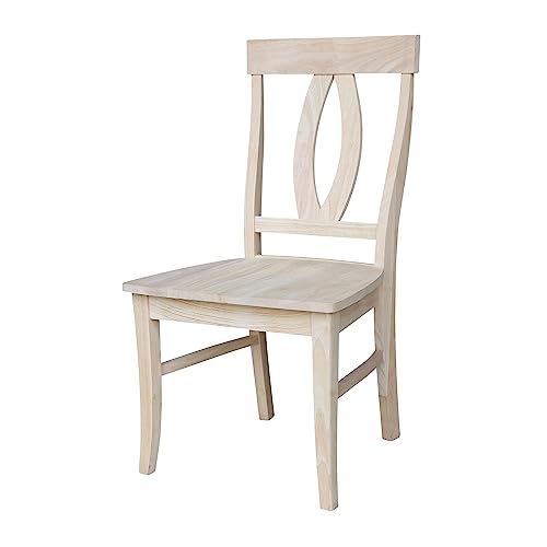 International Concepts Verona Dining Chair (Set of 2), Unfinished