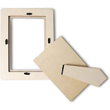 Bright Creations Wooden Picture Frame for 4 x 6 Inch Photos (4 Pack) Bright Creations