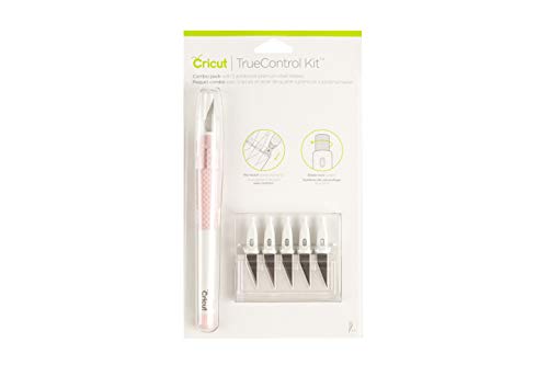 Cricut TrueControl Knife Kit - For Use As a Precision Knife, Craft knife, Carving Knife and Hobby Knife - For Art, Scrapbooking, Stencils, and DIY - WoodArtSupply