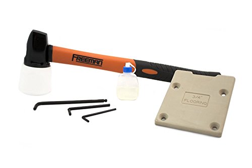 Freeman PDX50C Lightweight Pneumatic 3-in-1 15.5-Gauge and 16-Gauge 2" Flooring Nailer and Stapler Ergonomic and Lightweight Nail Gun for Tongue and Freeman