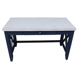 IC International Concepts Hampton Desk, Standard, Blue/Chalk IC International Concepts