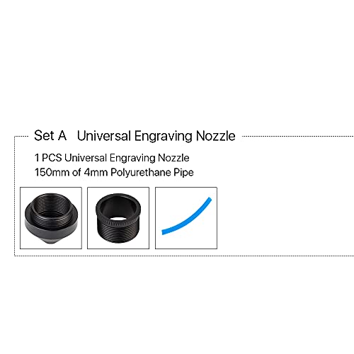 Cloudray Compound Engraving Nozzle Set Focus Lens Diameter 18mm with Compound Lens For Laser Engraving Machine Cloudray