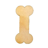 Healifty 100pcs Wood DIY Crafts Cutouts DIY Wood Dog Bone Cutouts Animal Wood Token Wood Cutouts Blank Dog Bone Slice Wood Crafts Unfinished Wood Healifty