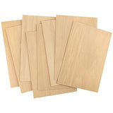 Basswood Sheets 1/16 Wood Sheets- Plywood Boards - 8 Pack of 12"x 8" Plywood Board Wood Sheets | Unfinished Wood Crafts Bass Wood Thin Wood Engraving Hammont