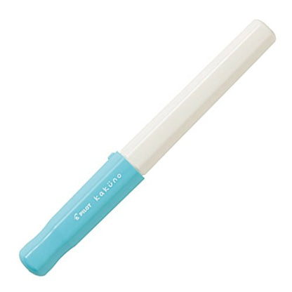 PILOT Kakuno Fountain Pen, White/Turquoise Barrel, Fine Nib (90124) - WoodArtSupply