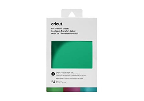 Cricut Sheets (24 ct) Foil Transfer, Jewel Sampler Cricut