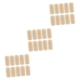 KALLORY 300 Pcs Wooden Beading Material Wooden DIY Beads Circle Beads Beads Wooden Hair Beads Unfinished Wooden Beads Bulk Jewelry DIY Wood Beads KALLORY