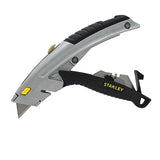 Stanley 10788 Curved Quick-Change Utility Knife, High Carbon Steel Retractable Blade, 3 Blades Stanley
