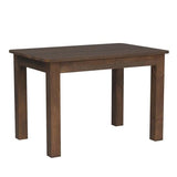 Merrick Lane Jessamine 46" x 30" Rectangular Antique Rustic Solid Pine Farm Dining Table Merrick Lane