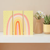 4 Pack Unfinished MDF Wood Rectangles for Crafts, 1 Inch Thick Rectangle Wooden Blocks for Crafting (3 x 8 in) Bright Creations