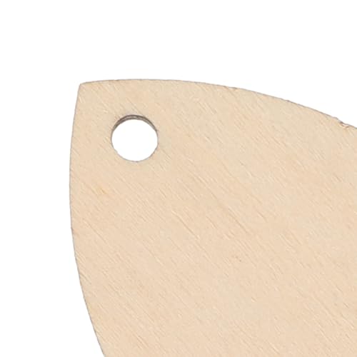 KALLORY 1 Set Wood Earrings Blank Unfinished Wood Earrings Teardrop Ellipse Pendants Sublimation Earring Blanks Wooden Earring Blank for Women Girls KALLORY