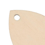 KALLORY 1 Set Wood Earrings Blank Unfinished Wood Earrings Teardrop Ellipse Pendants Sublimation Earring Blanks Wooden Earring Blank for Women Girls KALLORY