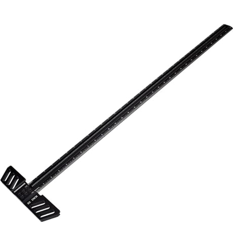 GOINGMAKE Woodworking T-Square 32 Inch Aluminum Alloy T Square Ruler 1/32" Hole Scrbing Guides Positioning Scribe Tool Precision Woodworking Ruler goingmake