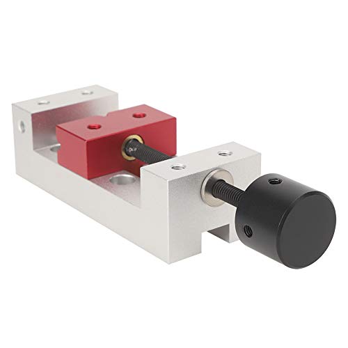 Fafeicy 50mm Mini Aluminum Flat Clamp Table Bench Vise Drill Press Vice Fixing Tool, Bench Vice Fafeicy
