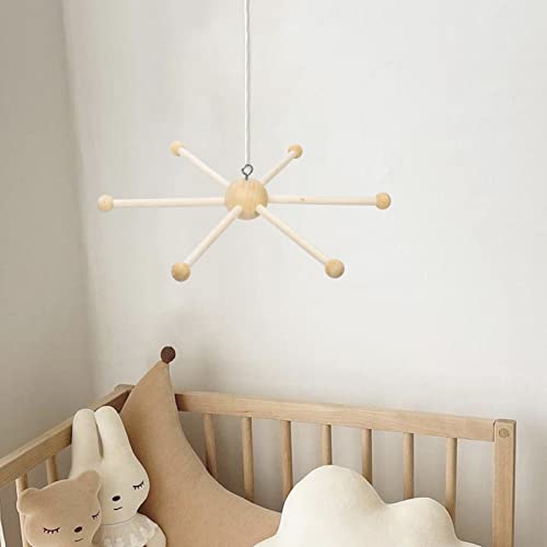Focalmotors Baby Wooden Mobile Hanger,Mobile kit Crib,Mobile Hanging Frame Bed Toy Decoration DIY Crafts Photography Props Newborn Gift (Style-C) Focalmotors