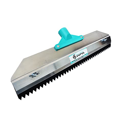 DUPOL - Epoxy Floor Squeegees - Notched Squeegee 16” are Used to Apply Heavy coatings Such as epoxy, Urethane, Cement Self-Leveling. The Best DUPOL