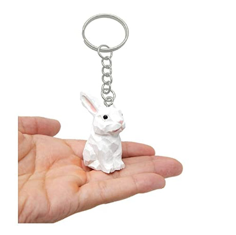 Selsela Rabbit Keychain Ring Hook Clip Charm Selsela