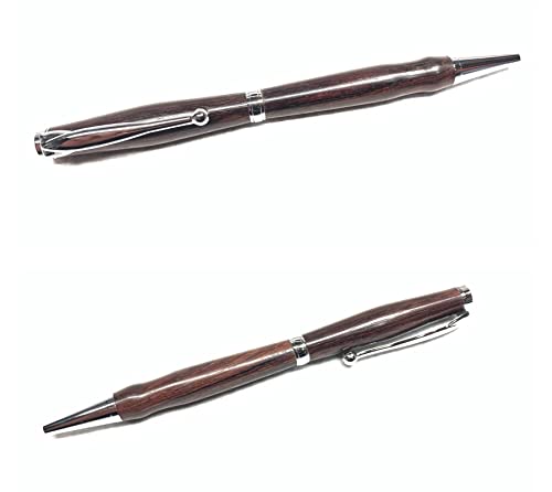 Penn State Industries PKEZ8 Pre-drilled 7mm E-Z Mini Pen Blanks, 9/16" x 9/16" x 2-1/32", Indian Rosewood, 20pcs Penn State Industries