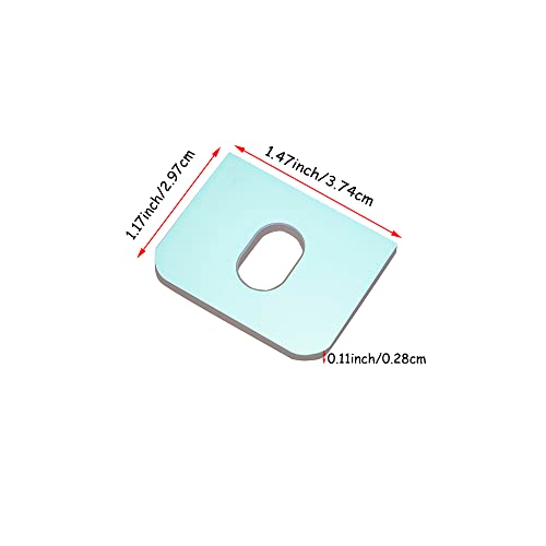 ATOMSTACK Filter Panoramic Glass with Air Assist Hole Protective Covers Replacement for ATOMSTACK A10 Pro/ S10 Pro/ X7 Pro Laser Engraver,2 Pack JQlabeit