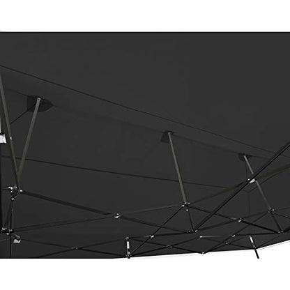 AMERICAN PHOENIX 10x20 Canopy Tent Pop Up Portable Instant Commercial Heavy Duty Outdoor Market Shelter (10'x20' (Black Frame), Black) - WoodArtSupply