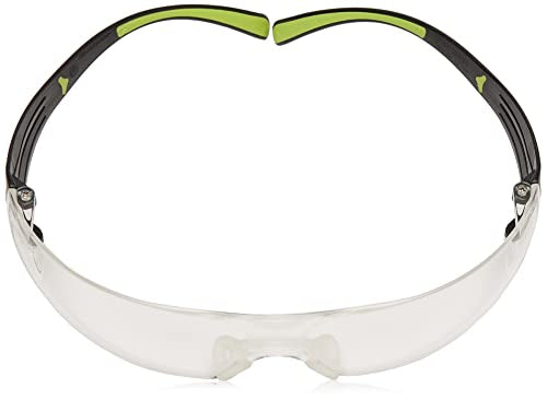 3M Secure Fit 400 Series Protective Eyewear, Standard, Black/Green
