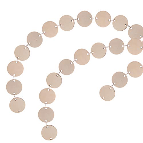 VOSAREA Wooden Calendar Board Wall Hanging Plaque Board Birthday Wood Crafts Reminder Wood Piece Hanging DIY Message Tag 50PCS VOSAREA