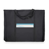 Jjring Dacron Light Weight Art Portfolio Bag, 18 Inches by 24 Inches, Black Carrying Storage Case for Poster, Sketching, and Drawing JJRING