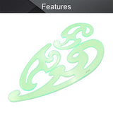 Utoolmart French Curve Ruler Set, Plastic Drawing Templates,Geometric Drawing Tools for Office and School,Building Formwork Drawings Templates Clear Utoolmart