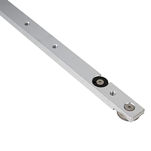 KETIPED Aluminium Alloy Miter Bar Clamping Tool Slider Table Saw Gauge Rod T-Slot Track Bar Rail for Router Tables and Woodworking,300mm-Silver KETIPED