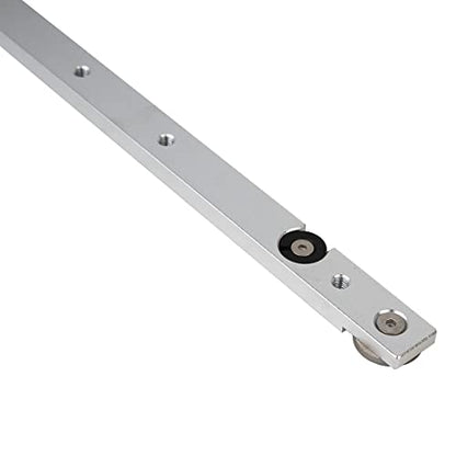 KETIPED Aluminium Alloy Miter Bar Clamping Tool Slider Table Saw Gauge Rod T-Slot Track Bar Rail for Router Tables and Woodworking,300mm-Silver