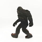 Sasquatch Figurine Decor, Wooden Centerpiece Bigfoot Decorations, 3D Multilayer Wildlife Wall Art Carved Bigfoot Decor, Wooden Yeti Figurine for Edlike