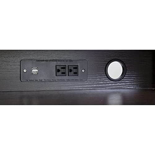 OneSpace Eleanor Executive Desk Wood Grain, Espresso OneSpace